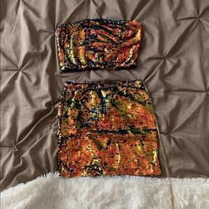 Two piece outfit woman